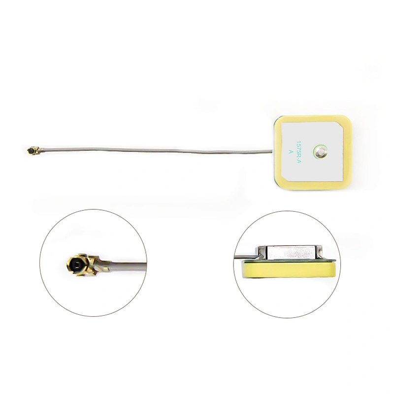 High Gain 28dbi 1575.42MHz IPEX IPX MHF4 Interface GPS Built-in Ceramic Active Antenna for Navigation