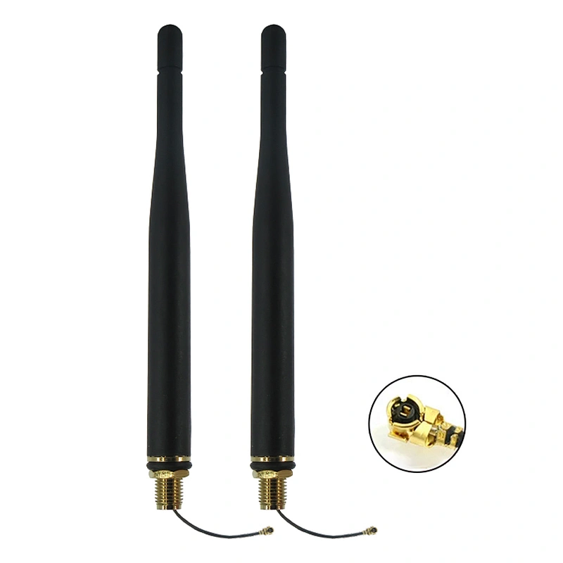 868MHz Rubber Antenna With IPEX/UFL Connector RF 1.13 Cable
