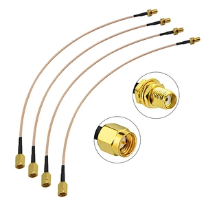 Extension RG316 Cable RP-SMA Male to RP-SMA Female Antenna Adapter