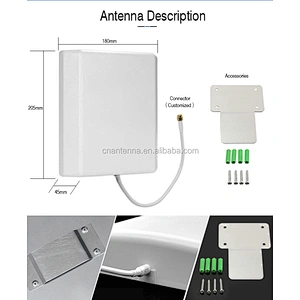 Indoor Directional Broadband 800-2500MHz GSM/3G/4G/LTE Panel Antenna with N Connector