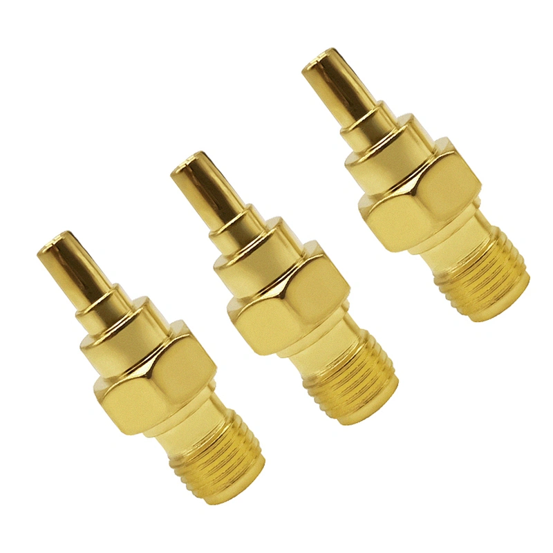 RF Terminal Coaxial Connector SMA female Connector to CRC9 waterproof adapter
