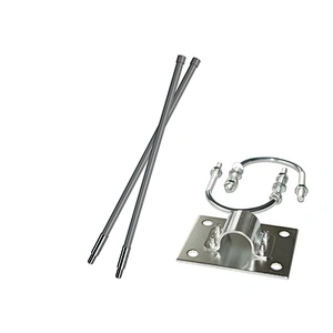 Outdoor Steel Fiberglass Wifi Antenna 2.4G 5.8G Dual Band Long Range Antenna