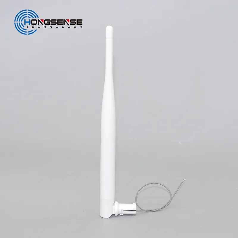 stock Processing 2.4ghz Omni Wifi rubber router antenna 5dbi with 1.13 cable white