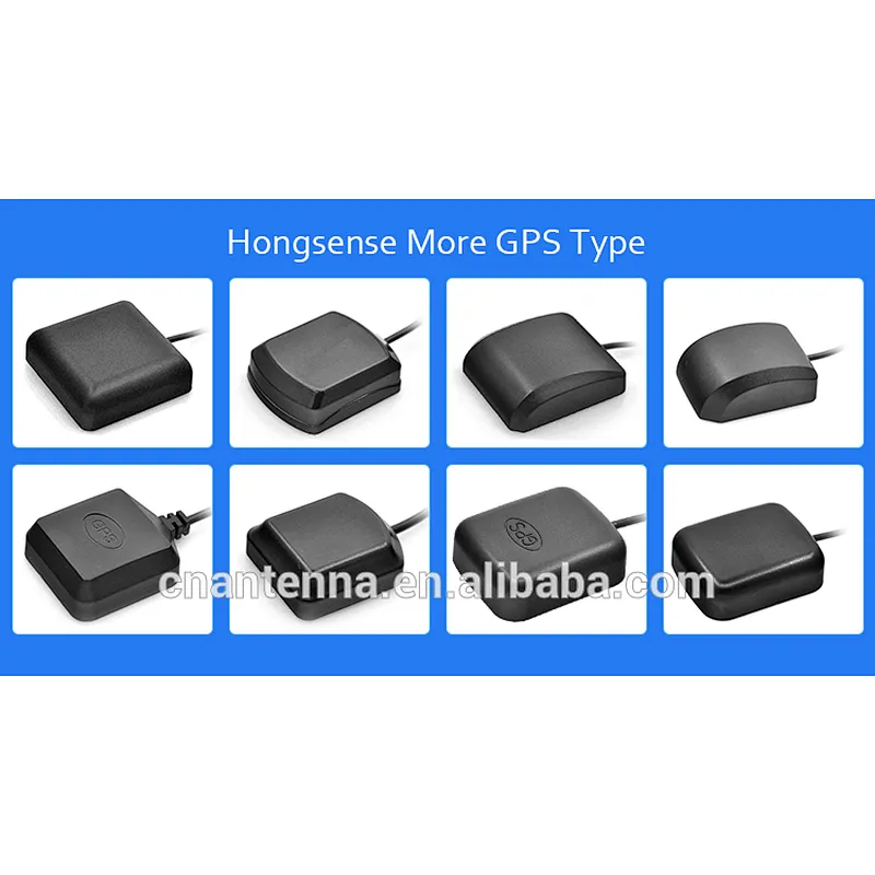 Hongsense GPS Antenna External Active miniature gps Antenna 3-5V 28dB 3 Meter fakra connector