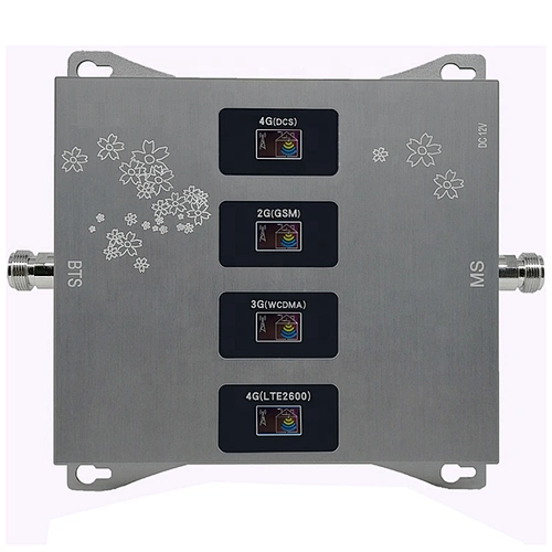 Universal Quad Band 900 1800 2100 2600MHz Cell Phone Signal Repeater 2G 3G 4G Amplifier Booster