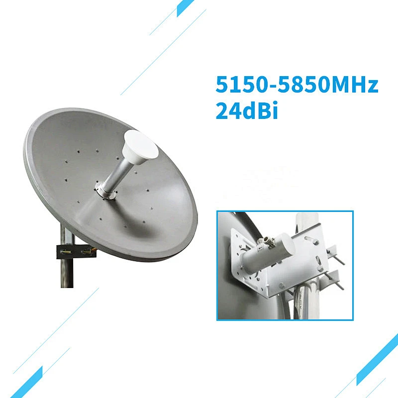 Whosale Outdoor 24dbi MIMO 5.8G Wifi Parabolic Antenna
