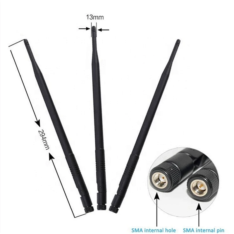 Long Range High Gain 7dBi Omni Design SMA Indoor 2.4G WiFi Antenna for Wireless Laptop
