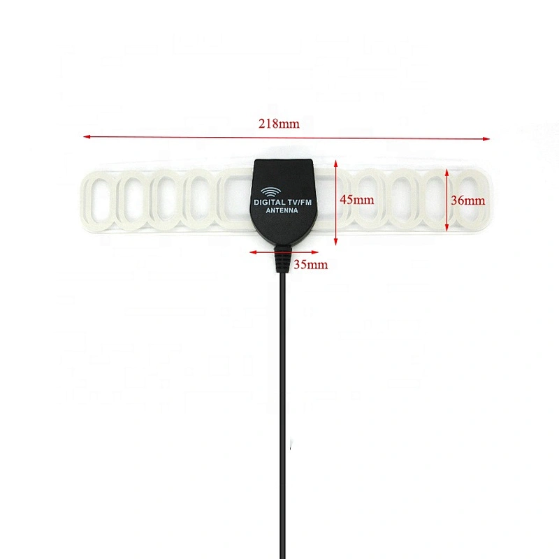 High Gain 23dBi UHF VHF Car Patch Antenna Amplified Satellite Digital TV Antenna For Car