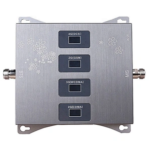 Mobile Network CDMA GSM WCDMA DCS 850/900/1800/2100 Quadband Signal Booster 2G 3G 4G Repeater