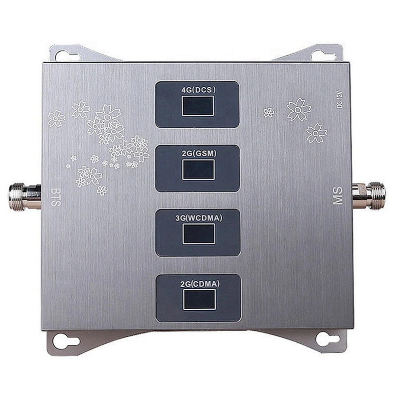 Mobile Network CDMA GSM WCDMA DCS 850/900/1800/2100 Quadband Signal Booster 2G 3G 4G Repeater