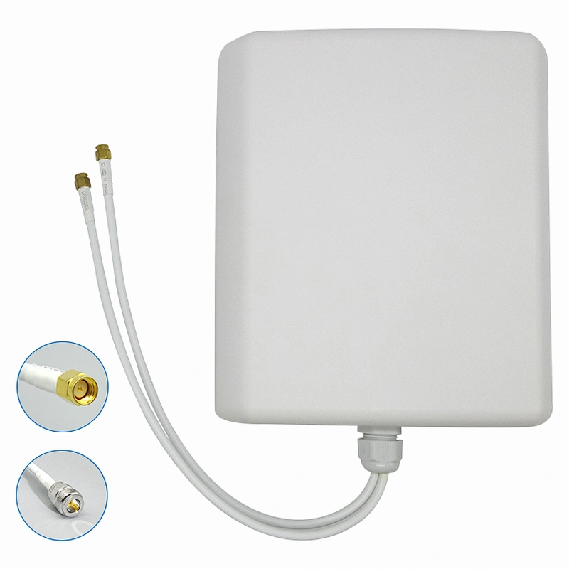 High Gain 10dbi  2x2 Mimo 2.4ghz 3g 4g Lte Antenna Fixed Mount Panel Dual Polarized MIMO Antenna