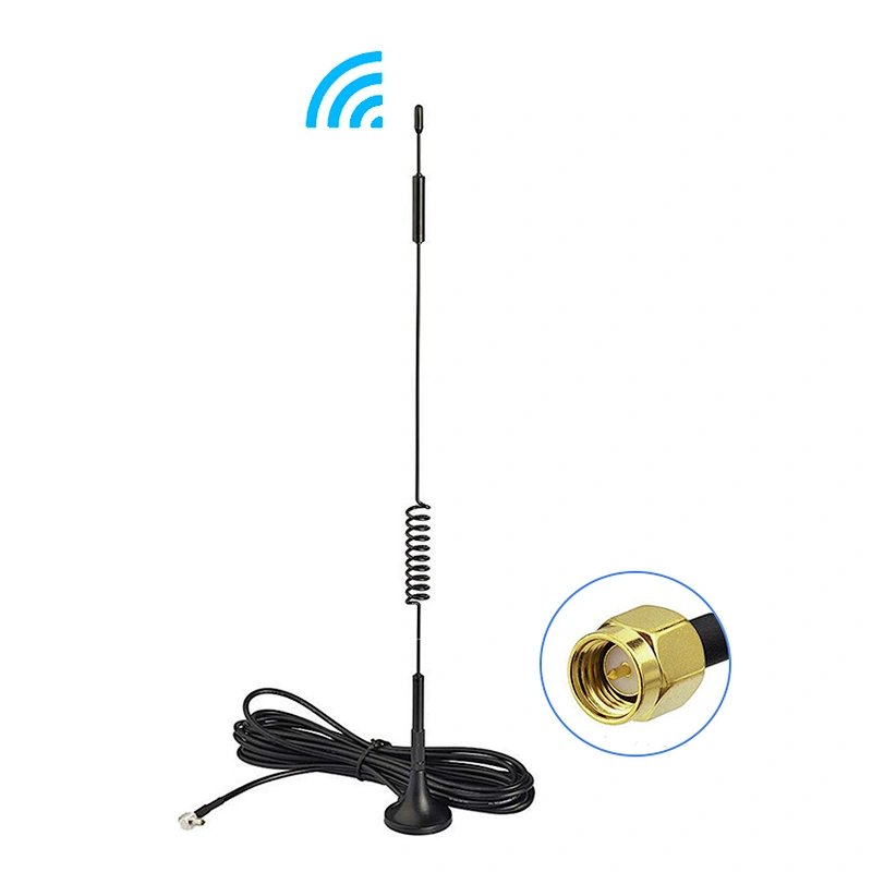 Magnetic Antenna Signal Booster 5dbi Magnetic Base 4G LTE Antenna With SMA Male 3M RG174