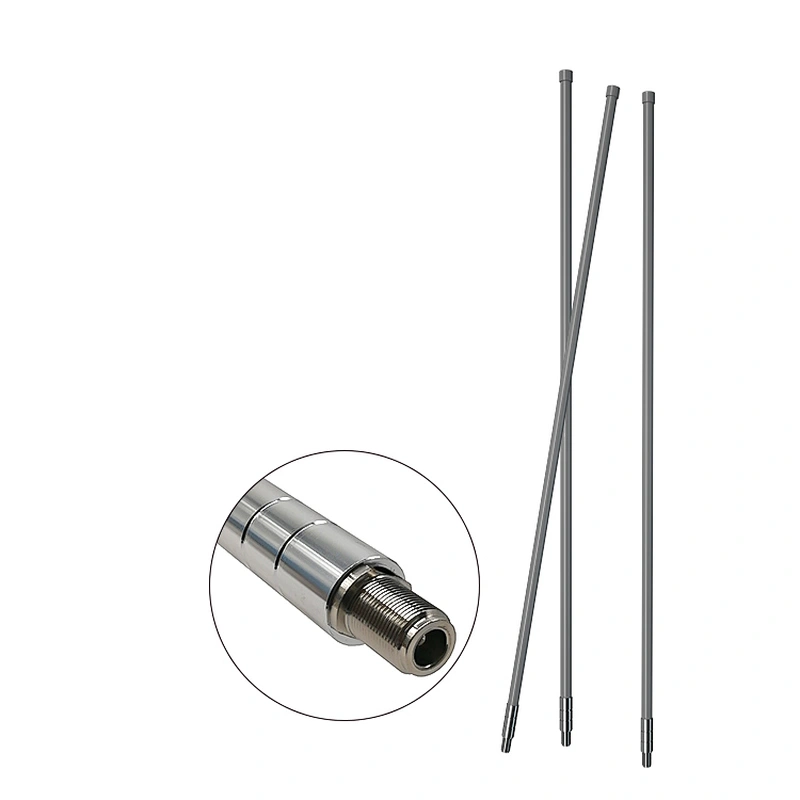 Wlan 1.2m High Gain 12dBi Dual Band Base Station Fiberglass Antenna with N-female Connector