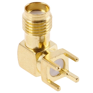 PCB Mount SMA Female Straight RF Connector Adapter for Antenna