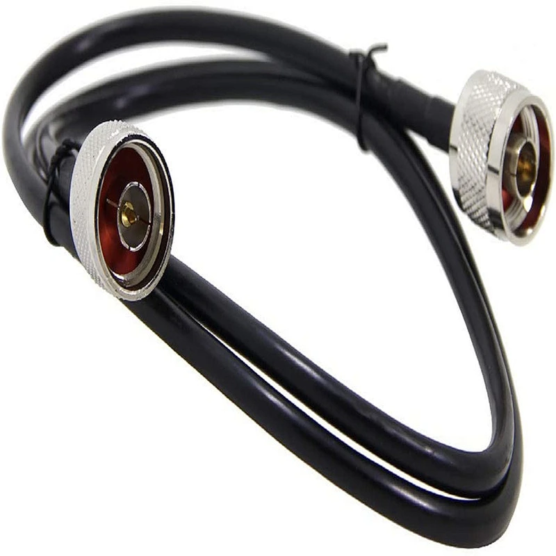 7DFB Coaxial Cable N Male to N Male Connector 50 Ohm Pure Copper Low Loss Coaxial Cables