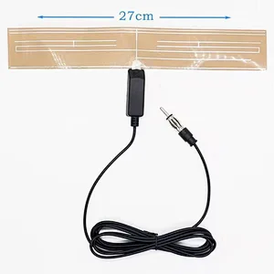 ISO Male DIN 41585 Connector 88-108MHz Patch Vehicle Radio FM Antenna