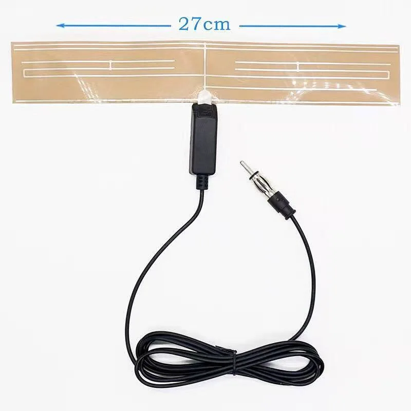 ISO Male DIN 41585 Connector 88-108MHz Patch Vehicle Radio FM Antenna