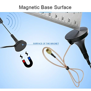 High gain 7dbi Magnetic Mount Antenna LTE communication aerial with Magnetic base RG316 Cable