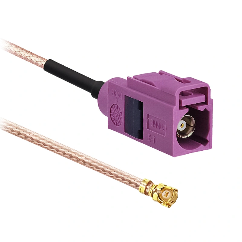 RG178 Coaxial Cable Fakra Connector With IPEX Mounting Adapted To Vehicle Antenna Radio Controlled