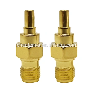 RF Coaxial Adapter SMA-Female to CRC9 Coax Jack Connector