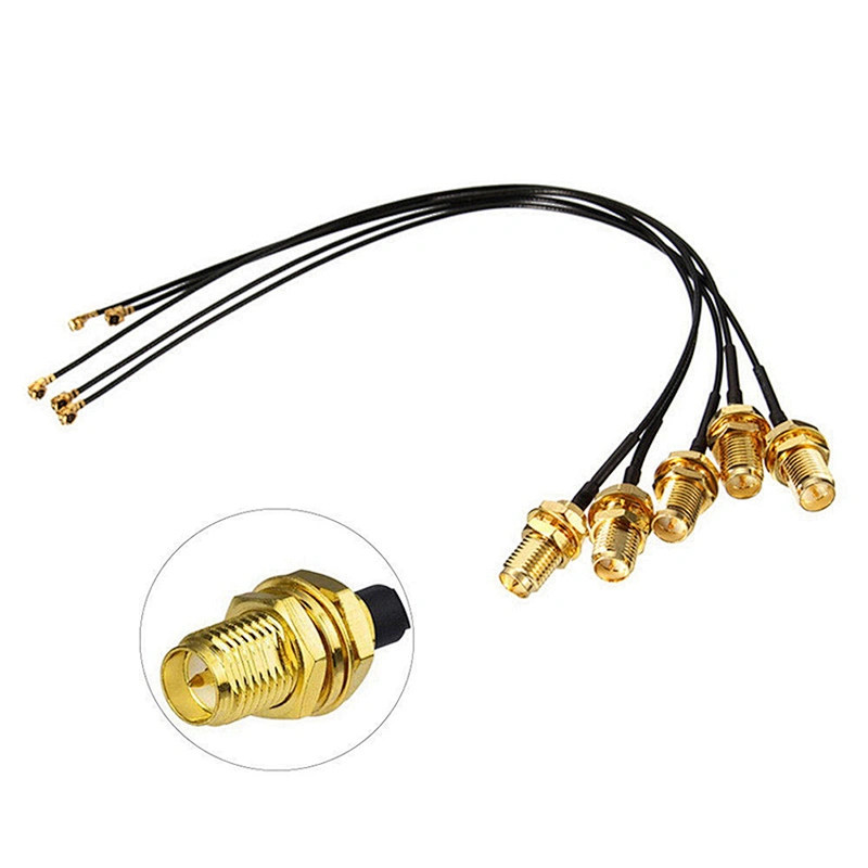 Hongsense Coaxial RF cable SMA Female to IPEX ufl With RF1.13 Coaxial antenna cable
