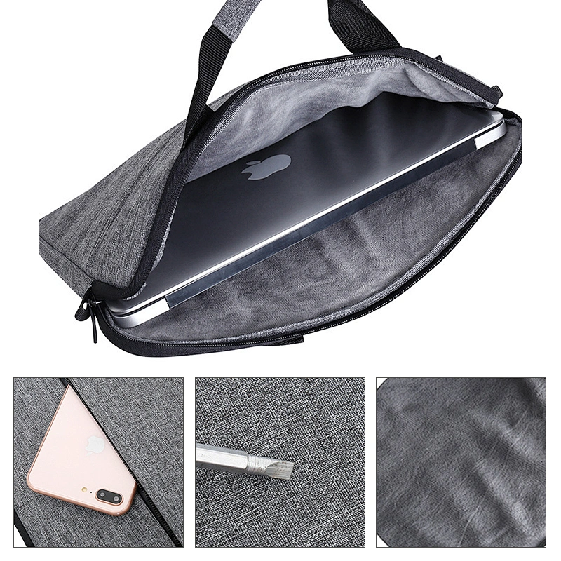 Léger, mince, imperméable et résistant aux rayures, doublure de protection en velours doux, sacs à main pour tablette, sacs pour ordinateur portable de 15,6 pouces