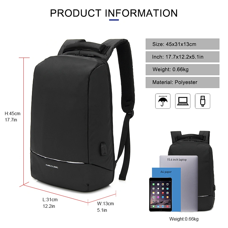 Un simple sac à dos imperméable à l’eau