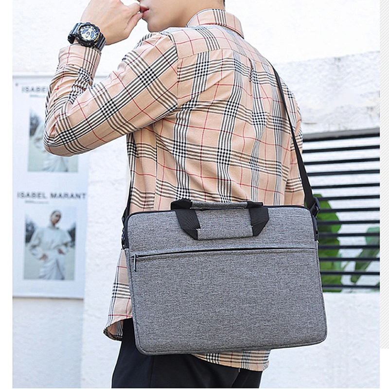 Lightweight Thin Waterproof and Scratch-resistant Material Soft Velvet Protective Lining Tablet Handbags 15.6 Inch Laptop Bags