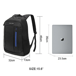 New design anti theft Business travel bagpack Computer waterproof Back pack Polyester hiking laptop bag backpack