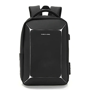 15,6 'anti-vol d'affaires sacs à dos imperméables pour ordinateur portable voyage sac à dos avec verrou de code de port USB