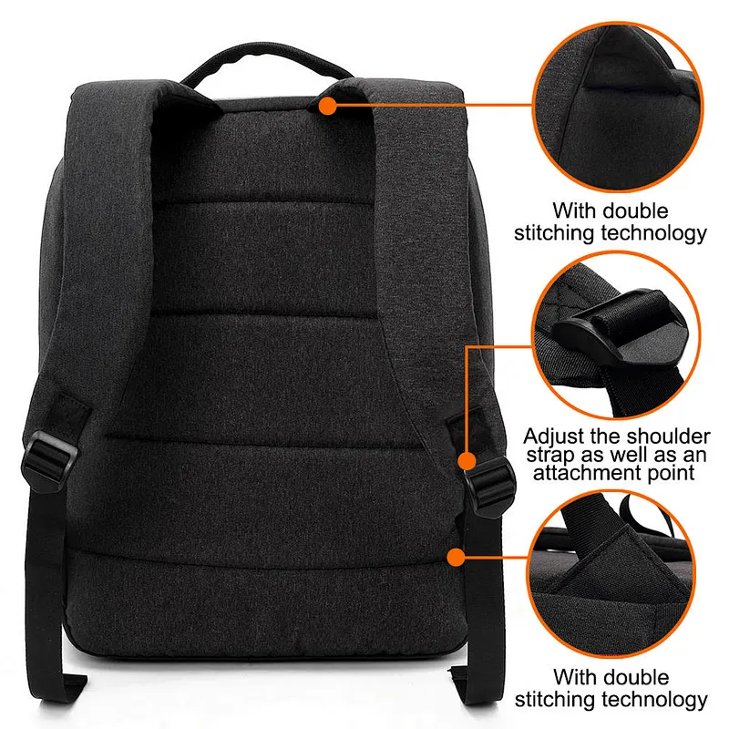 Guangzhou mochila barata bolsa de computadora portátil peso ligero de alta calidad casual mochila de hombro de estudiante