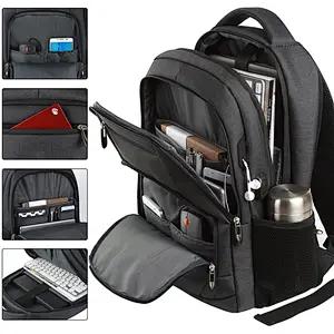 USB Charging Laptop Backpack Business Travel Anti Theft Waterproof Backpack Men School 15.6 Inch Fashion Mochila