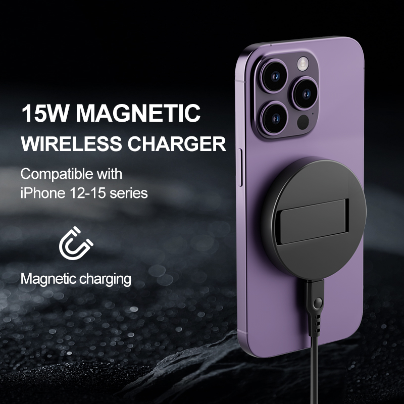 2 In 1 High Quality Portable Fast Charging Magnetic Wireless Charger