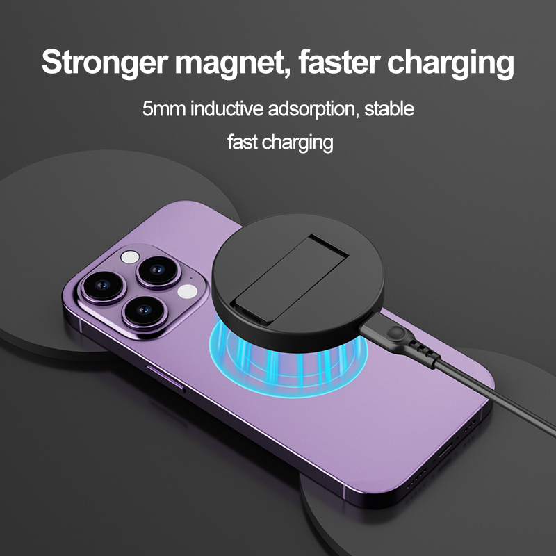 2 In 1 High Quality Portable Fast Charging Magnetic Wireless Charger