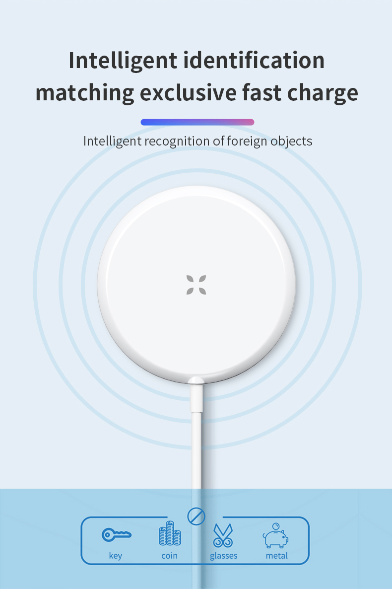 Portable Qi High Quality Best Selling 15W Magnetic Wireless Charger