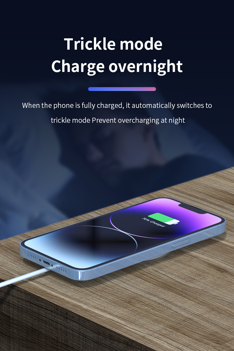 Portable Qi High Quality Best Selling 15W Magnetic Wireless Charger