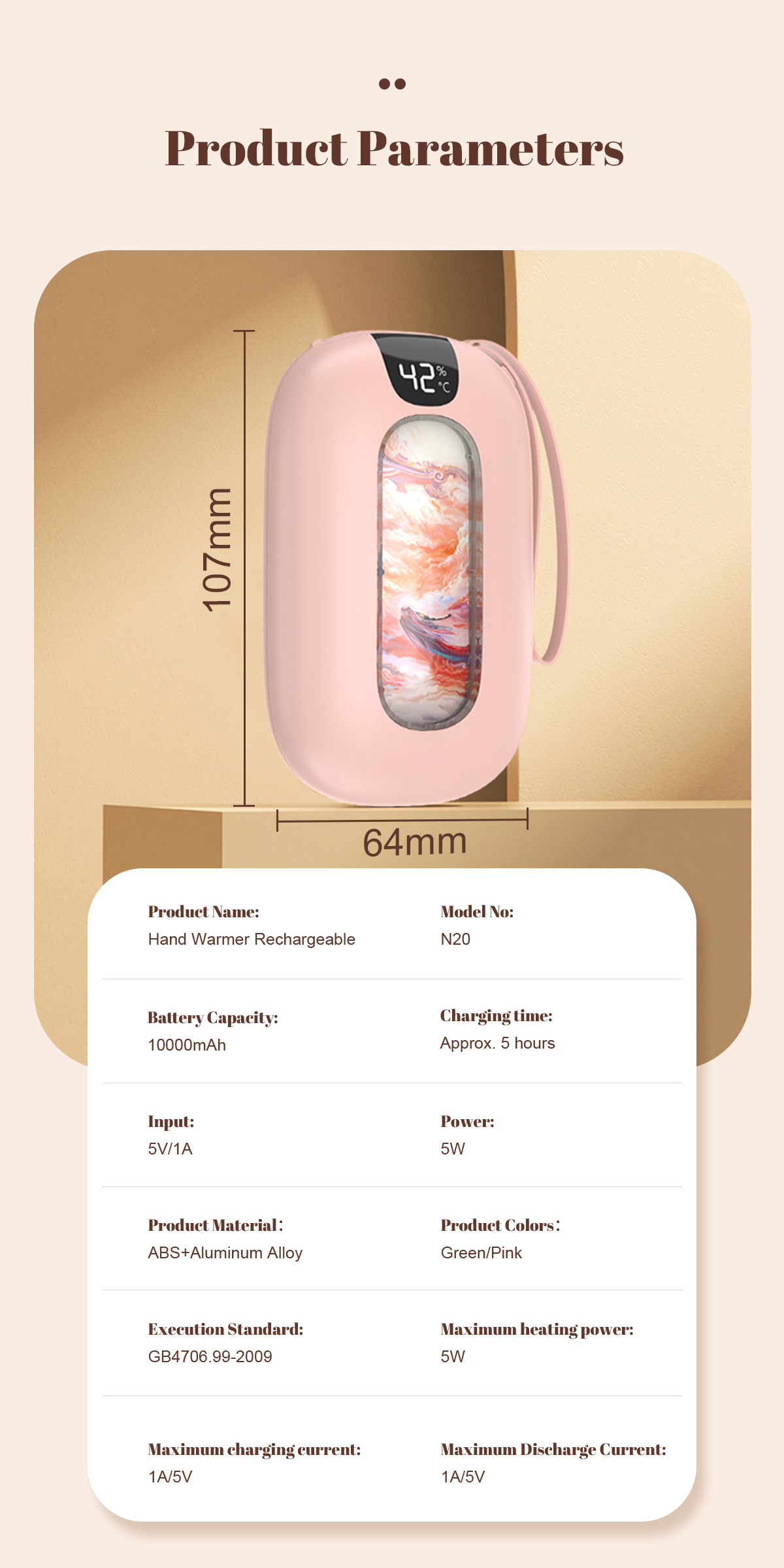 New Portable Hand Warmer Latest Mini Power Bank