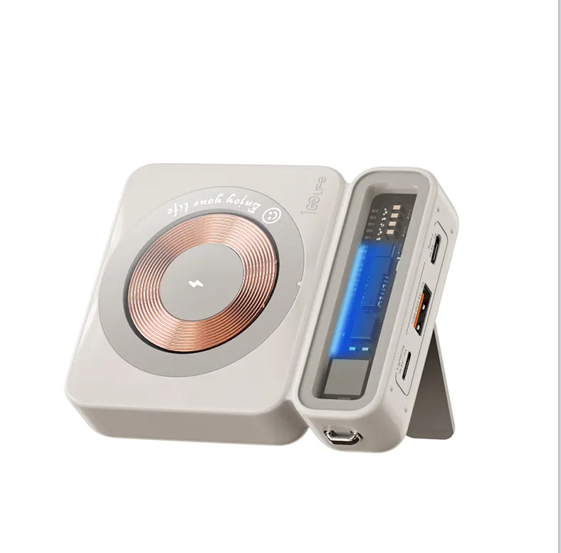 2024 new power bank 10000mAh Dual Charging  For Iphone Magnetic Power Bank Wireless Charger Portable Power Bank
