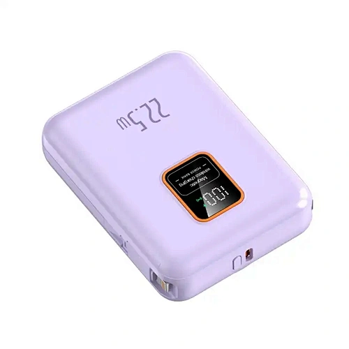 2024 NEW Built In Cables Fast Charging Portable 15W 10000 Mah Smart Wallet With Power Bank And Wireless Charger