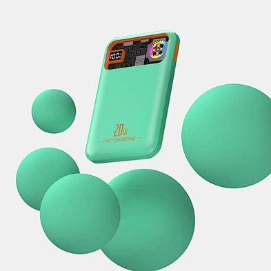 Magnetic Wireless Power Bank 10000mAh Transparent Heat Dissipation Bidirectional Fast Charging Mobile Power PD 20W