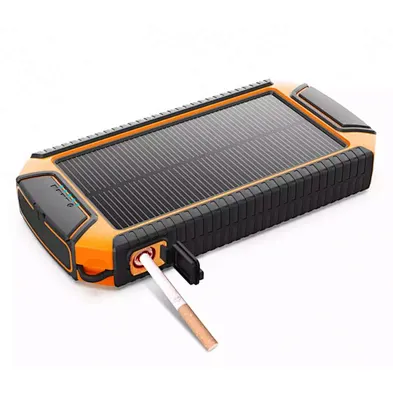 25000mah solar backpack charger wireless power bank with wireless charger