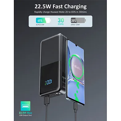 Multifunction Cable 10000Mah Build Charge For Samsung Power Bank Wireless Charger Built In 4 Cables
