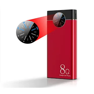 Banks Portable 30000Mah Quick Charge Digital Led Display Mobile Phone Charger Aluminum Alloy Power Bank