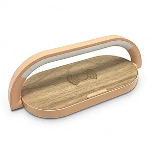 Charger Wood 3 In 1 Foldable Wireless Charger, Fast Wireless Charging