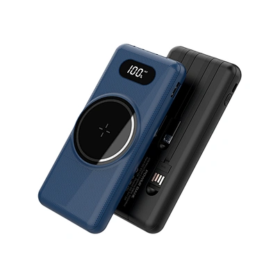 Portable Magnetic 10000Mah Wireless Charger Battery With Universal Pd 22.5W 15W Max External Powerbank Phone Holder Power Bank