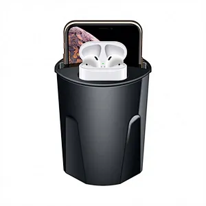 15W Fast Wireless Car Charger Cup Holder Stand For Samsung S9 Station Qi Wireless Chargting For iphone