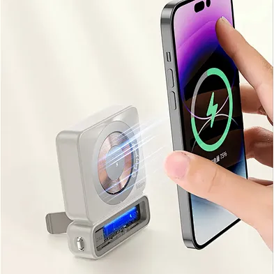2024 new power bank 10000mAh Dual Charging  For Iphone Magnetic Power Bank Wireless Charger Portable Power Bank
