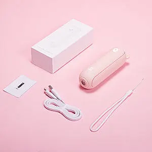 New Cute Foldable Lanyard Portable Pocket Fan With Battery Phone Power Bank Can Charge the Mobile Phone