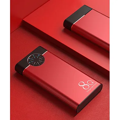 Banks Portable 30000Mah Quick Charge Digital Led Display Mobile Phone Charger Aluminum Alloy Power Bank