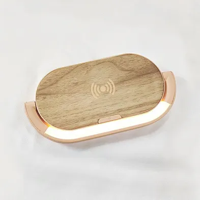 Charger Wood 3 In 1 Foldable Wireless Charger, Fast Wireless Charging